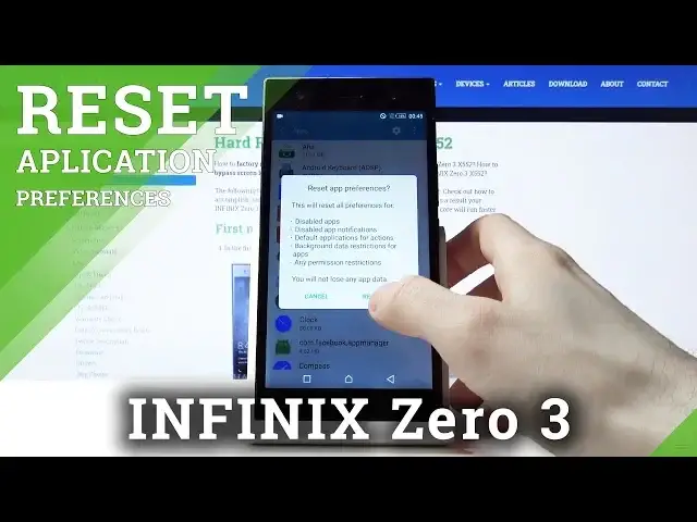 'Video thumbnail for How to Reset App Preferences in INFINIX Zero 3 – Restore App Settings'