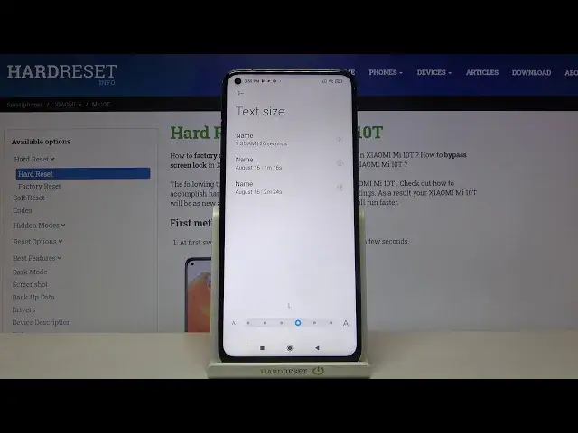 'Video thumbnail for How to Adjust Size of Font in Xiaomi Mi 10T - Change Font Size'