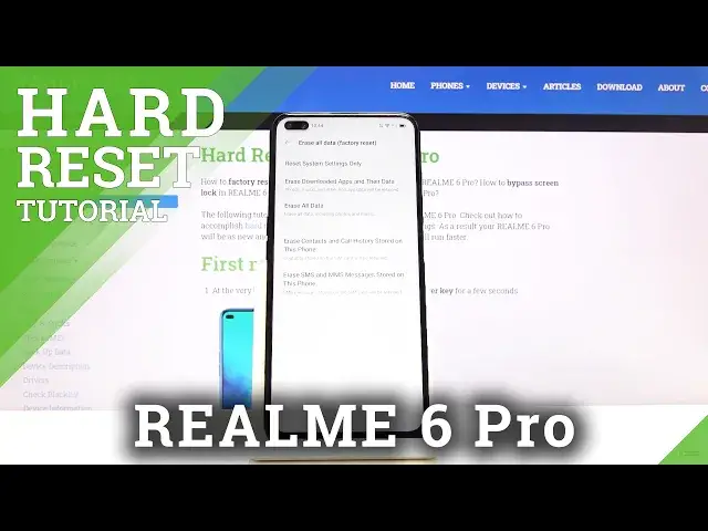 'Video thumbnail for How to Hard Reset REALME 6 Pro – Factory Reset Through Settings'