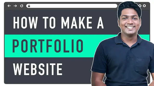 'Video thumbnail for How To Make A Portfolio Website in WordPress'