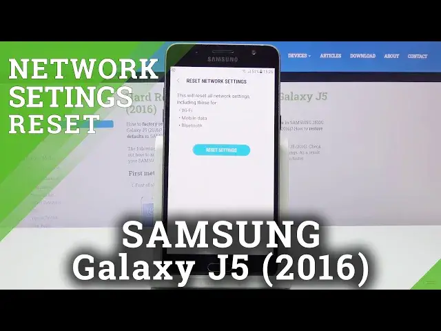 'Video thumbnail for How to Restore Network Settings in SAMSUNG GALAXY J5 (2016) - Restore Network Settings'