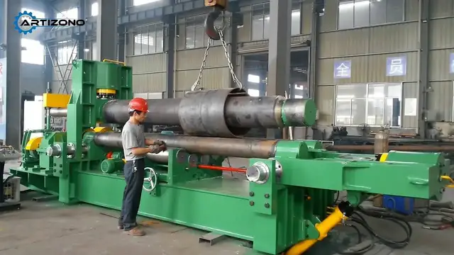 'Video thumbnail for Artizono W11S Series Mechanical Plate Rolling Machine'