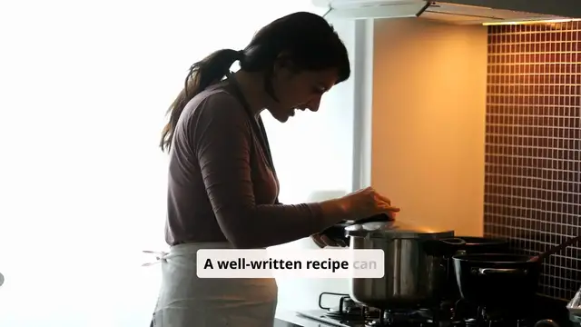 'Video thumbnail for how to write a perfect food recipe '