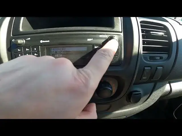 'Video thumbnail for How to Manually Change Radio Station in Opel Vivaro B ( 2014 – 2019 ) - Adjust Radio Station'