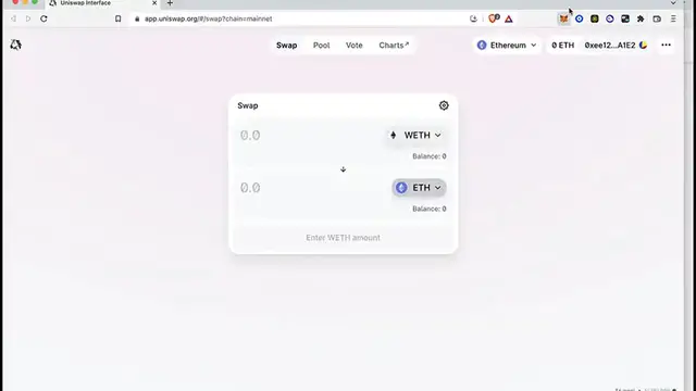 'Video thumbnail for How To Convert WETH to ETH in METAMASK (Step by Step)'