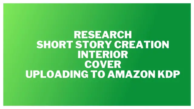 'Video thumbnail for How To Create Short Stories FAST With ChatGPT For Amazon KDP  Step by Step Guide #chatgpt - 720'