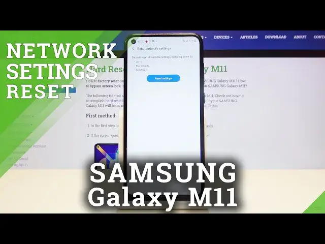 'Video thumbnail for How to Restore  Network Defaults in Samsung Galaxy M11 - Reset Network Settings'