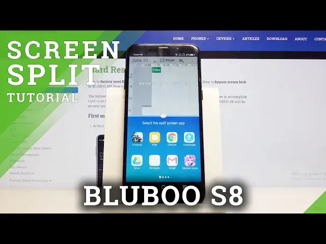 'Video thumbnail for How to Split Screen in BLUBOO S8 – Create Double Screen'
