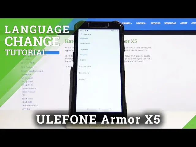 'Video thumbnail for How to Set Up System Language in ULEFONE ARMOR X5 - List of Languages'