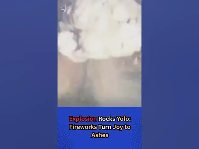 'Video thumbnail for Explosion Rocks Yolo: Fireworks Turn Joy to Ashes'