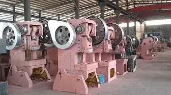 'Video thumbnail for Our Factory for Manufacturing Power Press Machine'