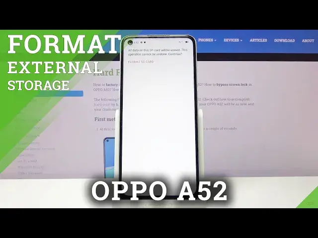 'Video thumbnail for How to Delate Data from SD Card in Oppo A52 - Format SD Card'