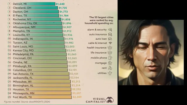 'Video thumbnail for 25 Most Affordable Cities In America (2025)'