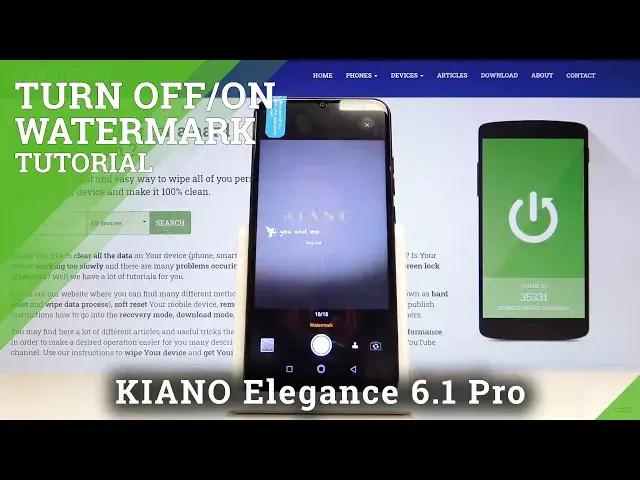 'Video thumbnail for How to Add / Remove Watermark on KIANO Elegance 6.1 Pro – Camera Settings'