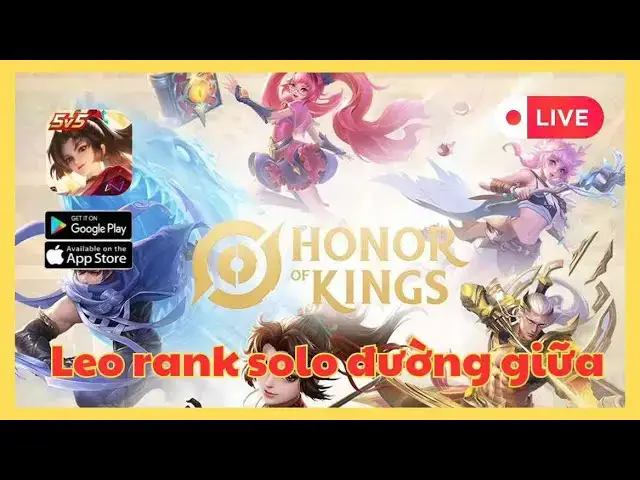 'Video thumbnail for Thử Sức Lại Với Mid Lane Sau Thời Gian Nghỉ Game | Honor of Kings Live'
