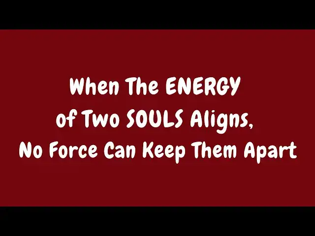 'Video thumbnail for When Destiny Calls: No Force Can Keep Soul Connections Apart'