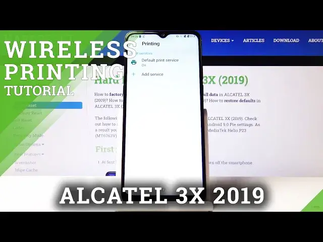 'Video thumbnail for How to Connect Printer in ALCATEL 3X (2019) – Activate Printer'