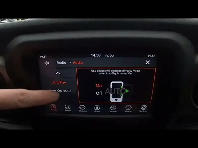 'Video thumbnail for How to Enable or Disable Auto Radio On Function in Jeep Wrangler IV ( 2018 – now )'