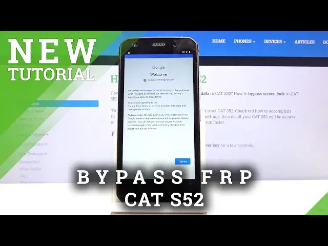 'Video thumbnail for How to Skip FRP in CAT S52 – Bypass Google Verification / Remove Factory Reset Protection'