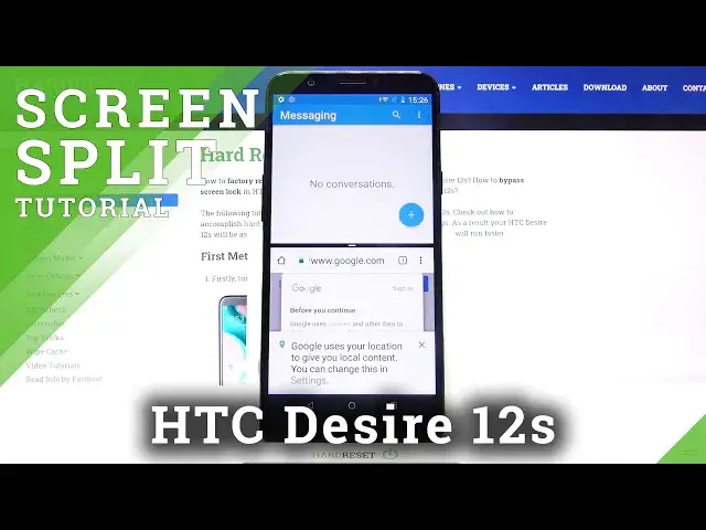 'Video thumbnail for How to Open Apps in Split Screen View in HTC Desire 12s – Create Dual Screen'