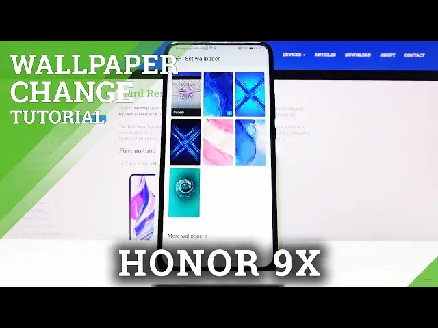 'Video thumbnail for How to Change Wallpaper in HUAWEI Honor 9x – Refresh Screen Look'