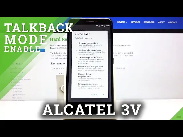 'Video thumbnail for How to Enable Talkback in ALCATEL 3V – Activate Screen Reader'