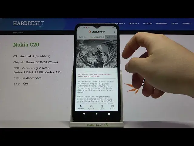 'Video thumbnail for Nokia C20 Wild Life Extreme | 3DMark Available Benchmarks'