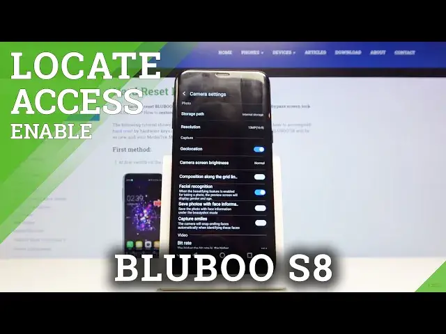 'Video thumbnail for How to Turn On / Off Location Tags in BLUBOO S8'