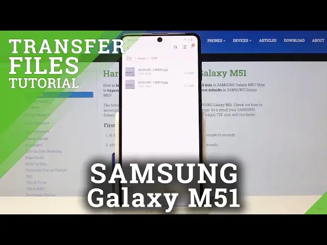 'Video thumbnail for How to Transfer Files in SAMSUNG Galaxy M51 – Export & Import Files'