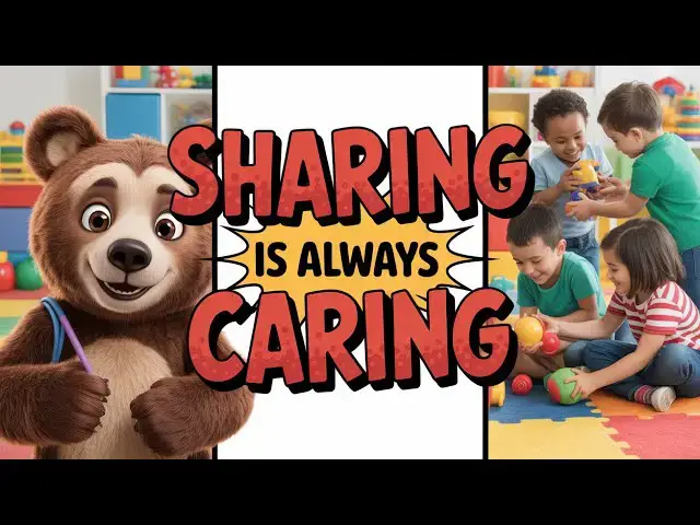 'Video thumbnail for Sharing is Caring Sing Along Song CC'