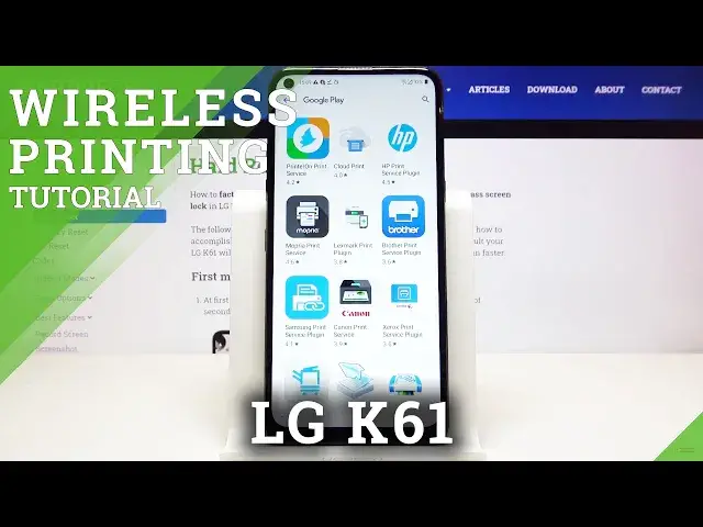 'Video thumbnail for How to Print via LG K61 – Add Printer to LG Smartphone'