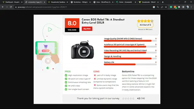 'Video thumbnail for How To Add Editorial Rating for Customers with Pros and Cons For Free In WordPress_ ⭐️'