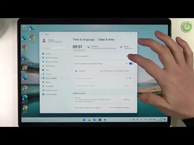 'Video thumbnail for Microsoft Surface Pro 8 - How To Change Date & time'