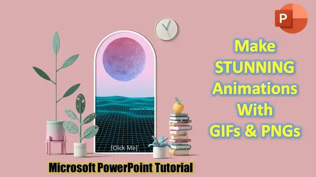 'Video thumbnail for How To Make Animation in PowerPoint With GIF and PNG Files Tutorial'