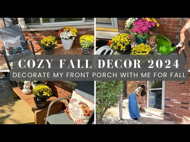 'Video thumbnail for Fall Decorate With Me 2024: Fall Porch Decor'