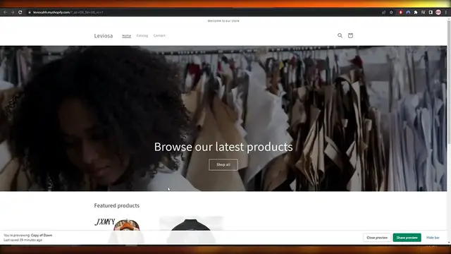 'Video thumbnail for How To Add Video Background To Shopify Store'