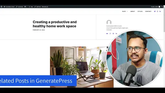 'Video thumbnail for How to Add Related Posts in GeneratePress Theme'
