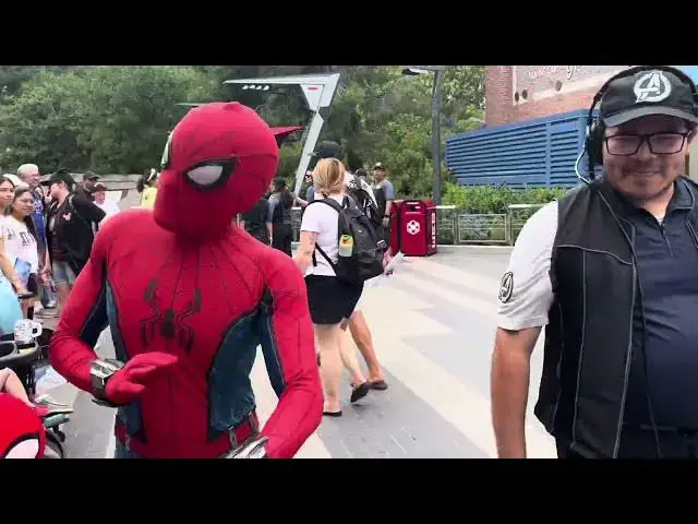 'Video thumbnail for Amazing Spider-Man at Disney California Adventure Avenger's Campus 🕷 #amazingspiderman #disney'