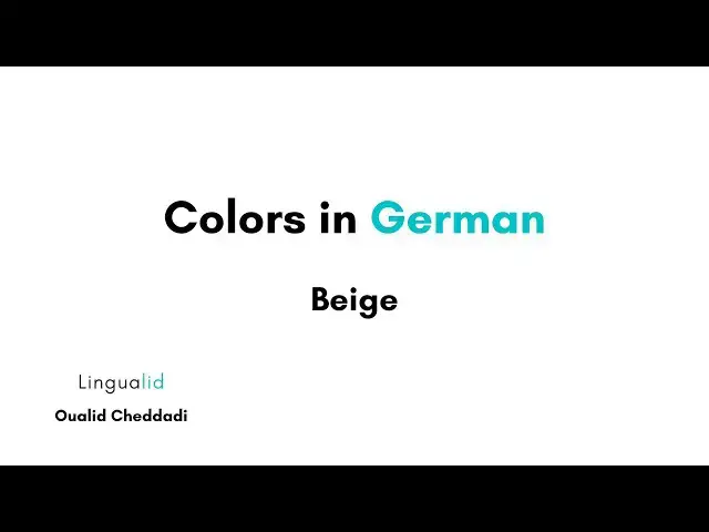 'Video thumbnail for Learn Colors in German in Under One Minute'