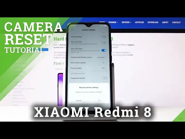 'Video thumbnail for How to Reset Camera in XIAOMI Redmi 8 – Restore Camera Settings'