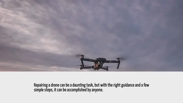 'Video thumbnail for How To Repair Drone'