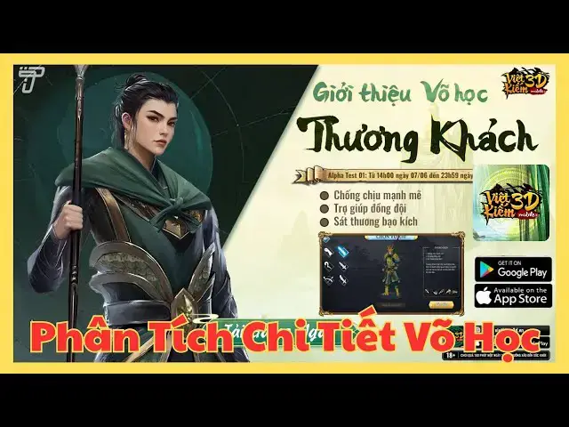 'Video thumbnail for Thương Khách Việt Kiếm 3D | Hướng Dẫn Kỹ Năng, Combo & Lối Chơi PvP - PvE Toàn Diện'