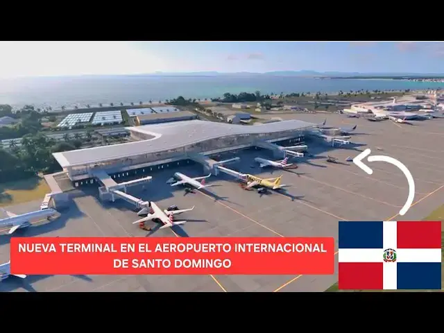 'Video thumbnail for Así será la NUEVA TERMINAL del Aeropuerto Internacional de #SANTODOMINGO en #RepublicaDominicana'