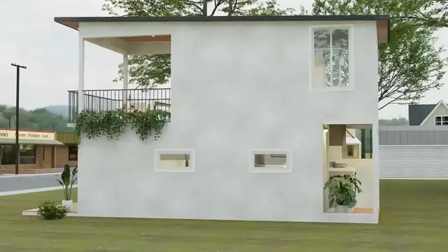 'Video thumbnail for Two Storey Home _ Tiny House _ Compact ( 3X7 Meters)'