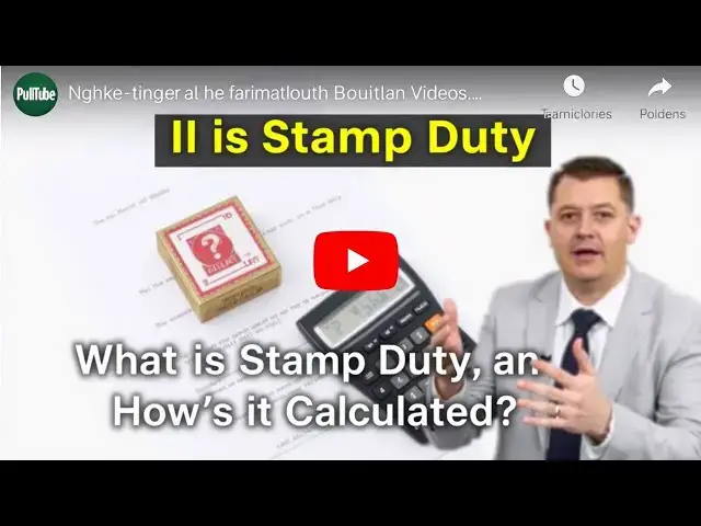 'Video thumbnail for 📜 What Is Stamp Duty & How Is It Calculated? | Property Tax Explained!'