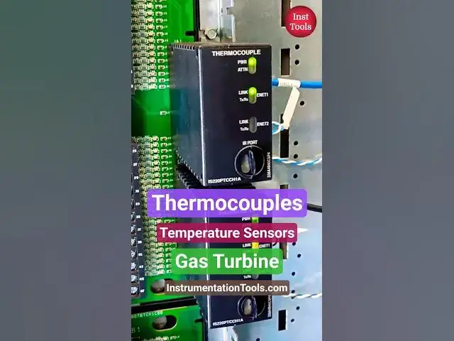'Video thumbnail for Gas Turbine Temperature Sensors – Thermocouples Basics in Mark VIe'