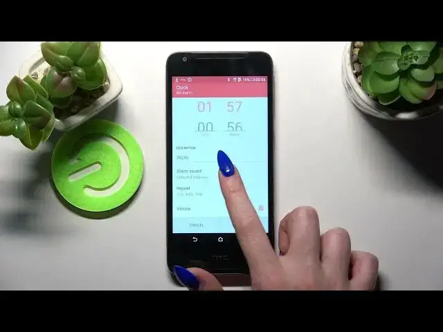 'Video thumbnail for How to Set Up Alarm Clock on HTC Desire 628 - Manage Alert Ringtone'