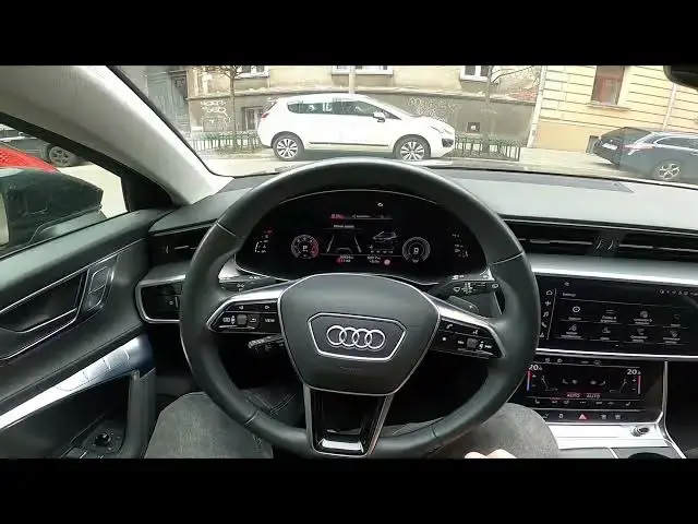 'Video thumbnail for How to Find Odometer on Speedometer Display in Audi A6 C8 ( 2018 - now )  | Find Mileage'