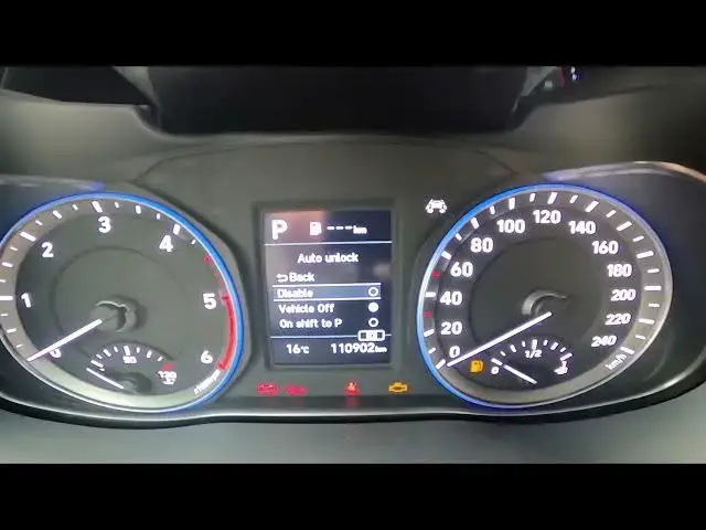 'Video thumbnail for How to Manage Auto Door Unlock Mode in Hyundai Kona ( 2017 - now )'