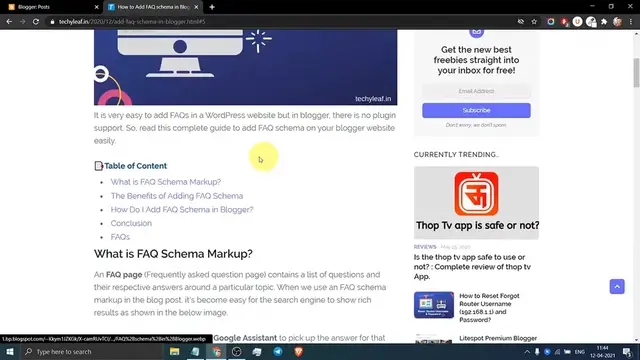 'Video thumbnail for How to Add FAQ schema in Blogger with accordion style'